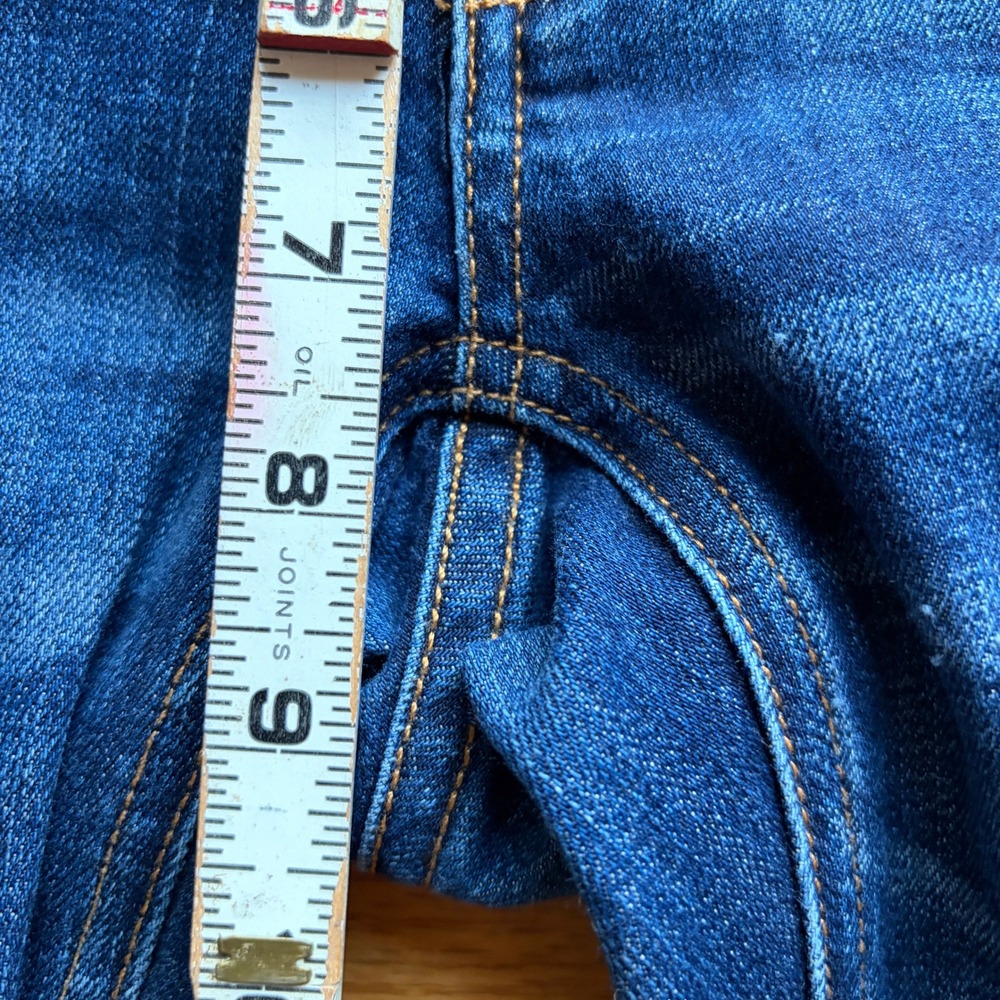 Rag & Bone The Dre Slim Boyfriend Jeans Indigo Blue Whiskered Denim Size 24 USA - Picture 5 of 13